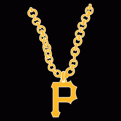 Pittsburgh Pirates Necklace logo vinyl decal